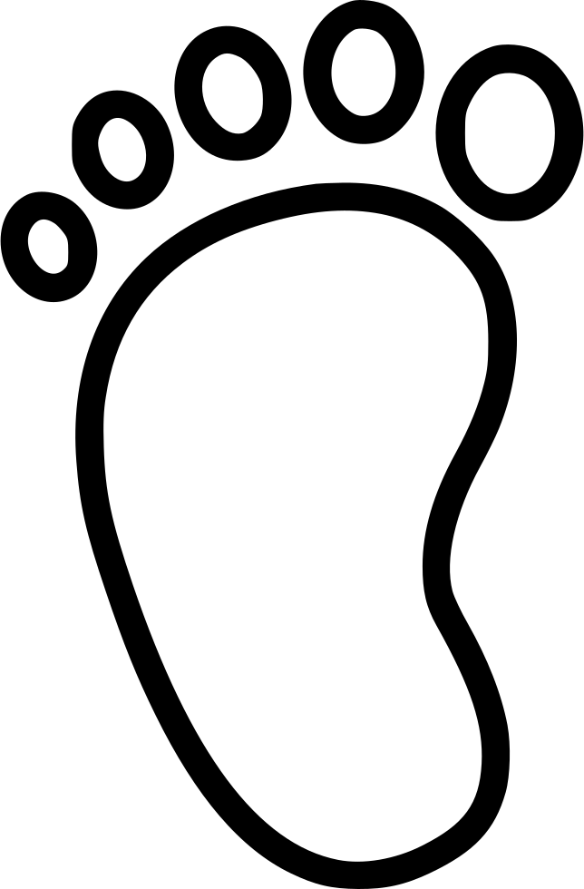 644x980 Baby Foot Svg Png Icon Free Download ( 547655)