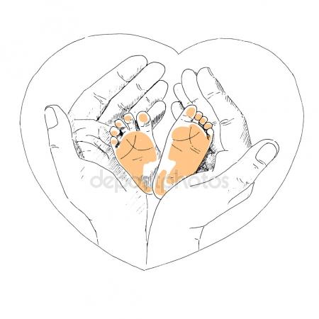 450x450 Baby Foot Massage Stock Vectors, Royalty Free Baby Foot Massage