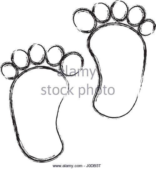 499x540 Footprint Icon Baby Stock Photos Amp Footprint Icon Baby Stock