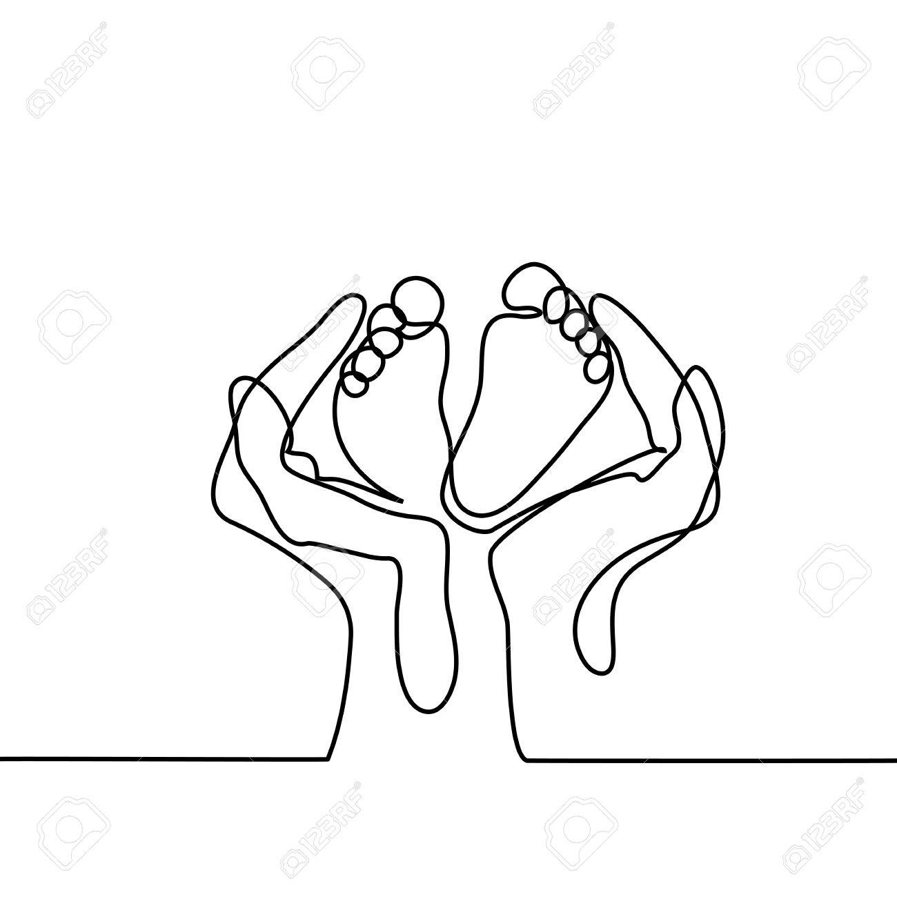 1300x1300 Hands Holding Baby Foot