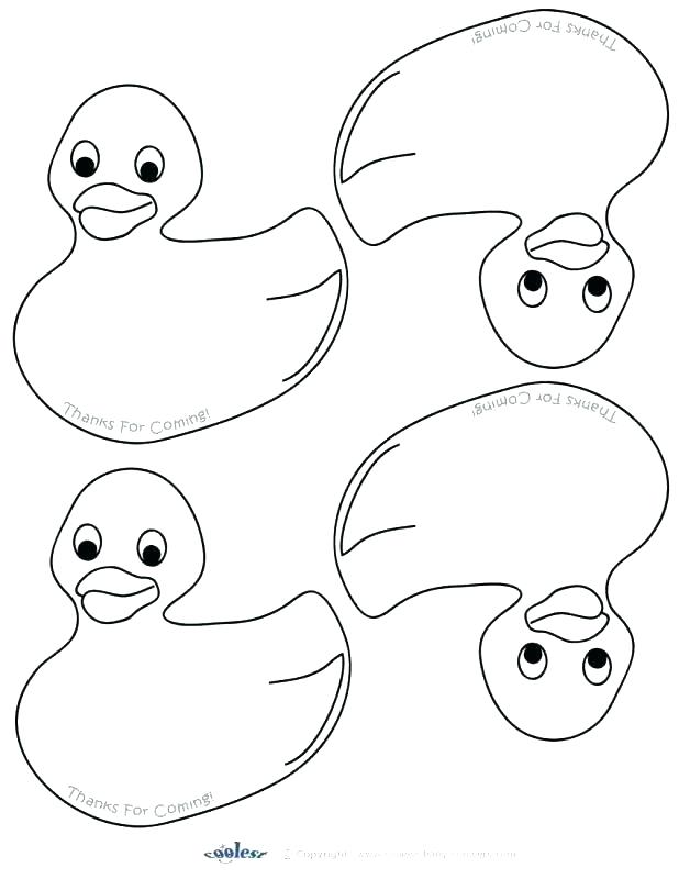 618x800 Baby Duck Coloring Page