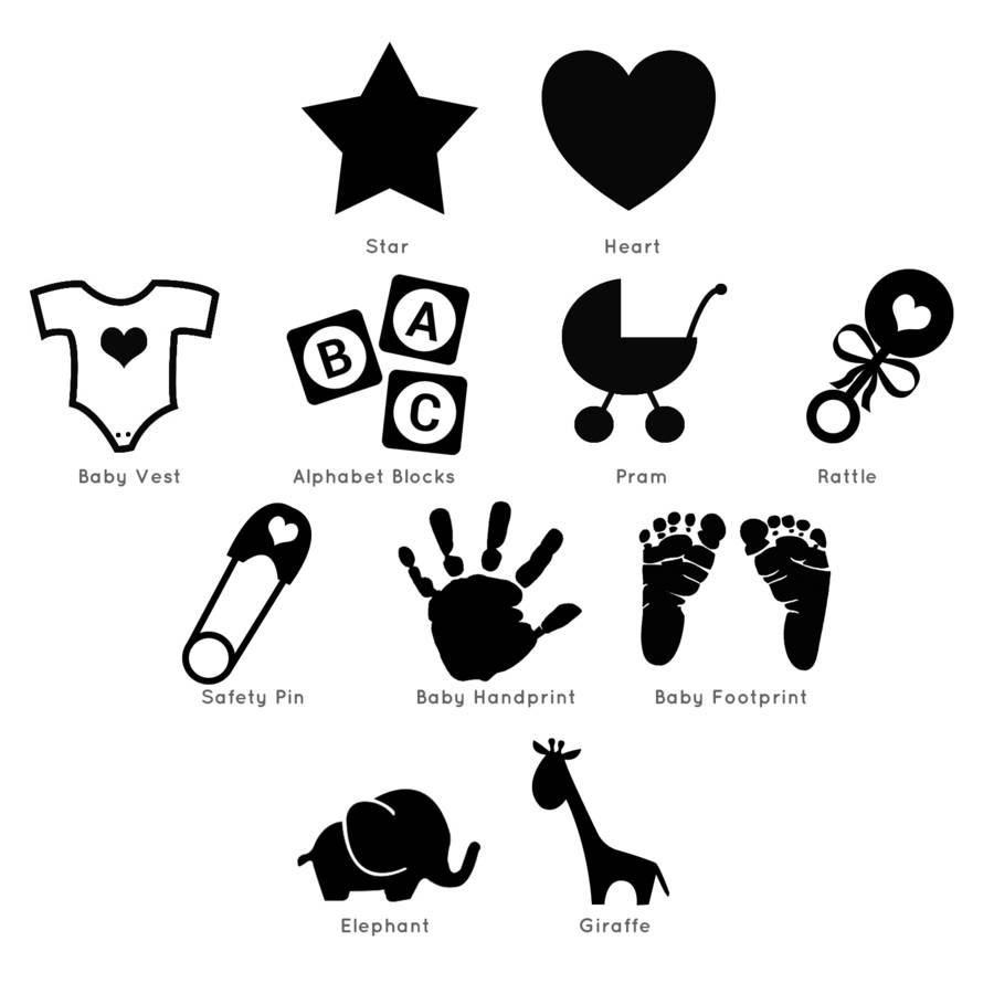 900x900 New Baby 25mm Personalised Printed Ribbon By Altered Chic