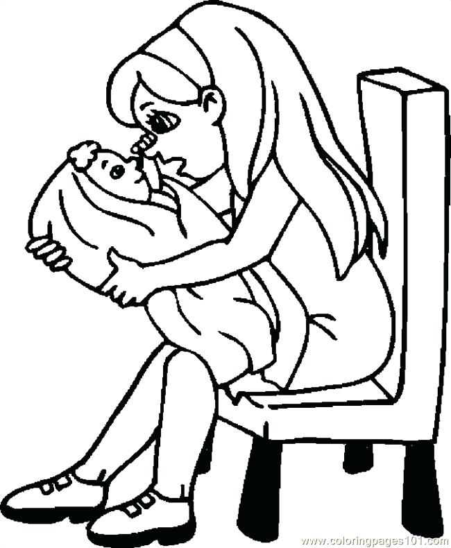 650x790 Coloring Pages Of Girl Coloring Pages Girl Baby Peoples Others