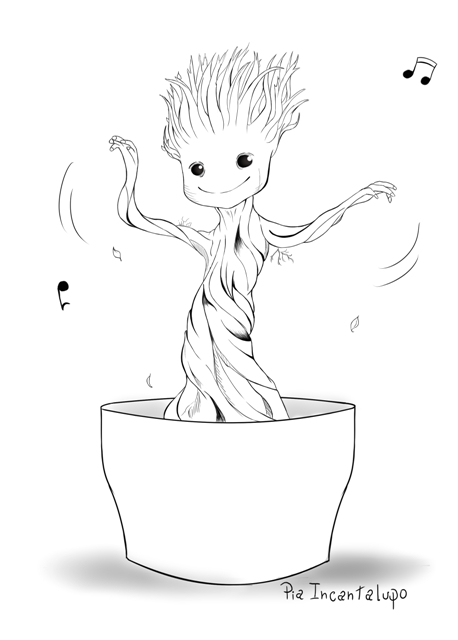 458x640 Baby Groot ) By Ailill90