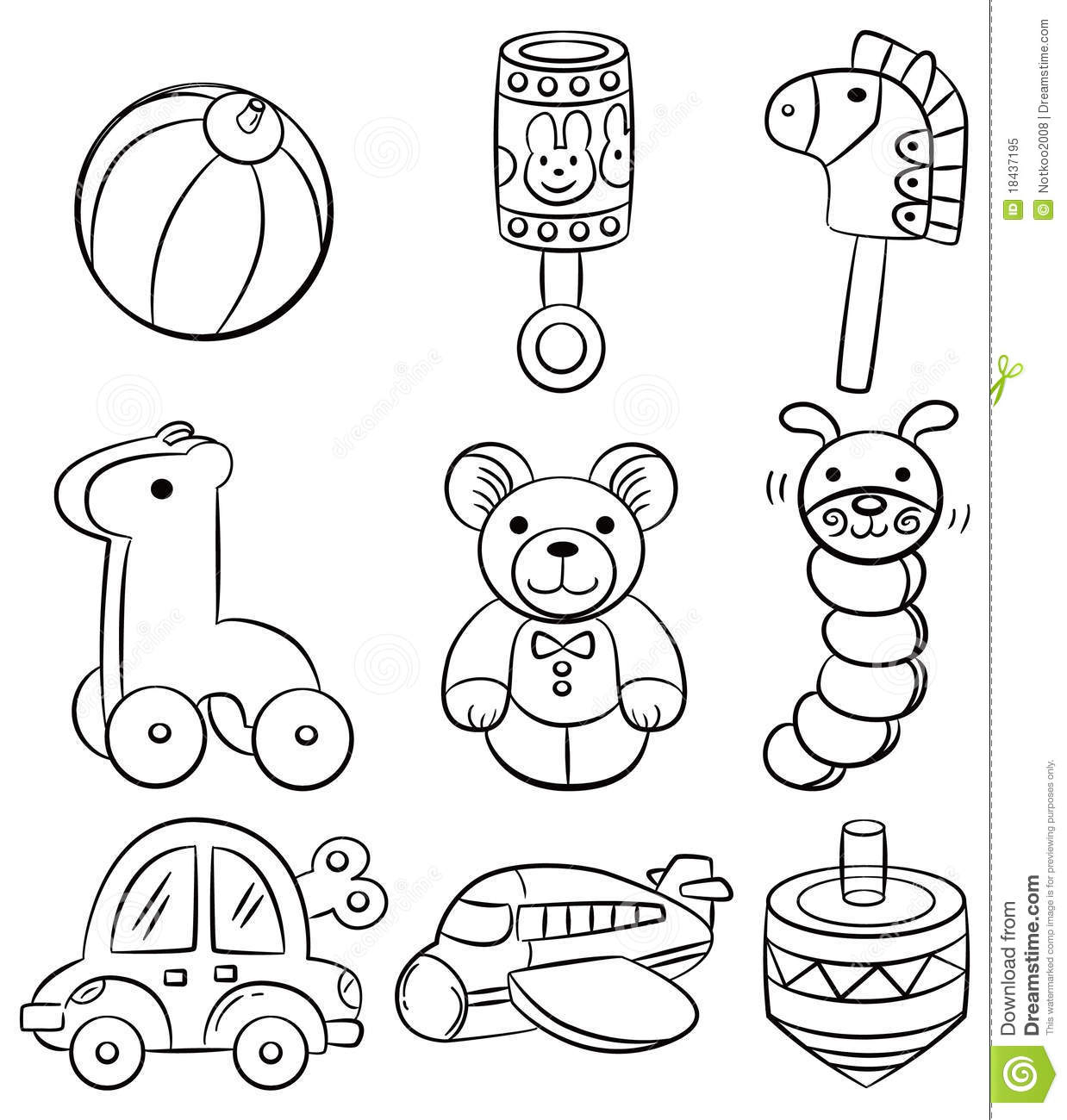 1238x1300 Cartoon Baby Drawing Hand Draw Cartoon Baby Toy Icon Royalty Free