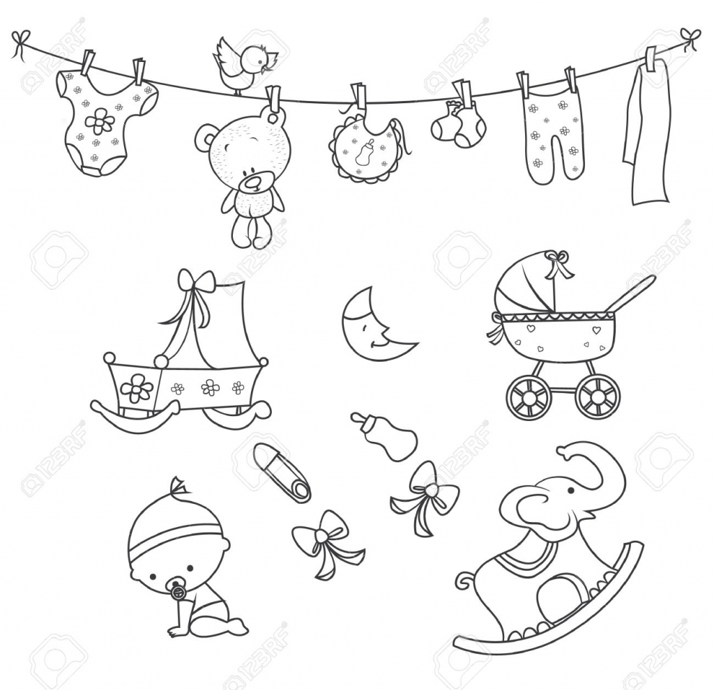 1024x990 Baby Hand Drawing Ba Doodle Object Hand Drawn Sketch Doodle