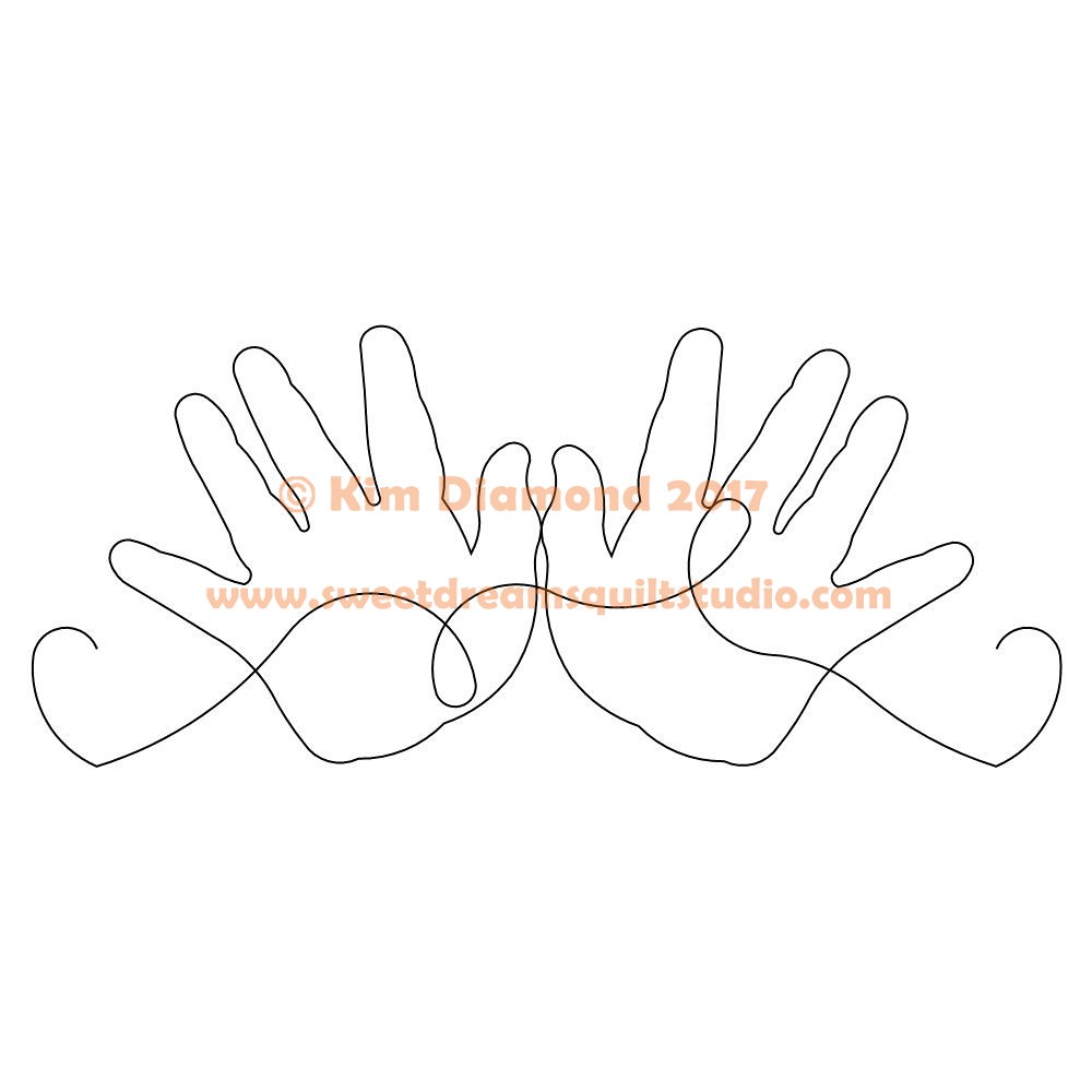 1000x1000 Baby Hands Border 001 Sweet Dreams Quilt Studio