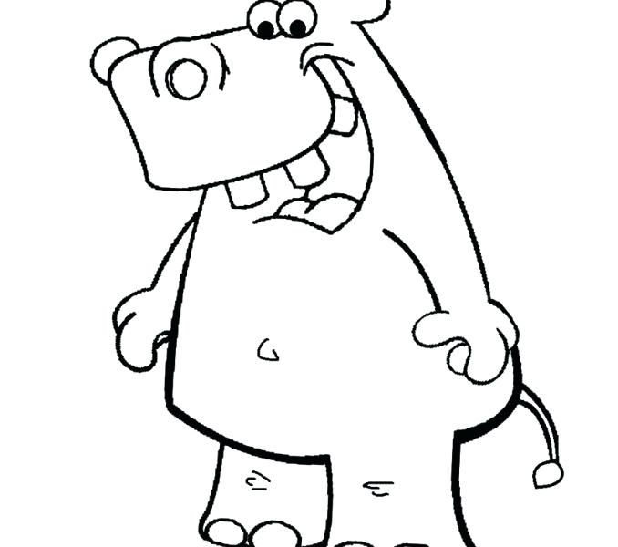 678x600 Cute Baby Hippo Coloring Pages Free 7 Best Coloring Pages
