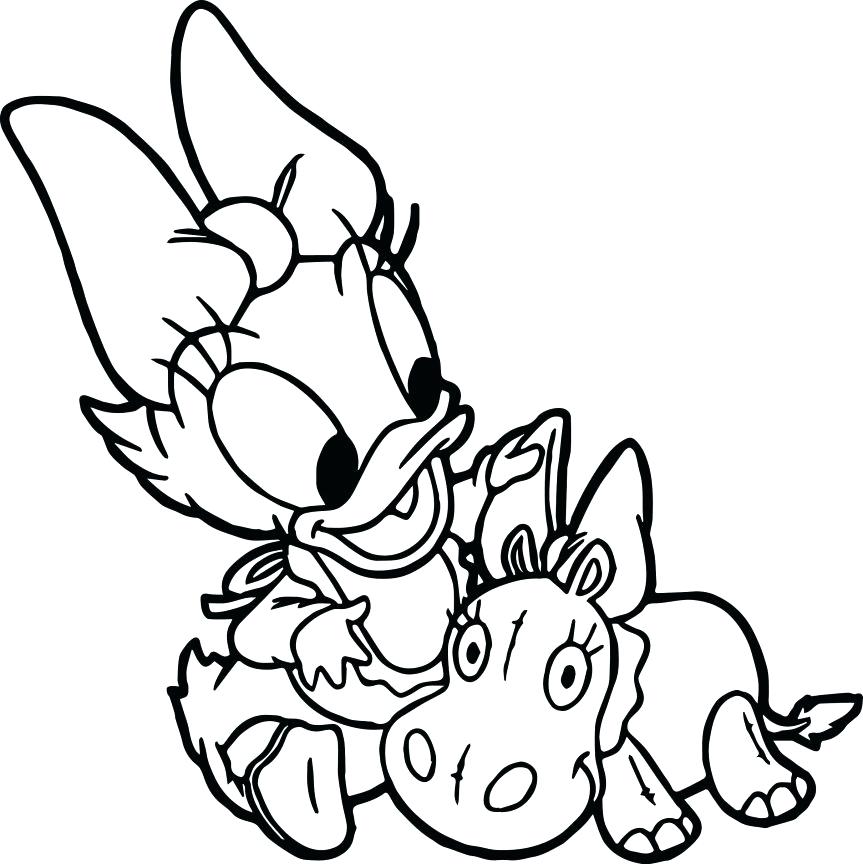 863x864 Baby Hippo Coloring Pages Free Printable For Kids To Print Best