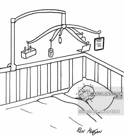 400x443 Baby In Crib Cartoons And Comics