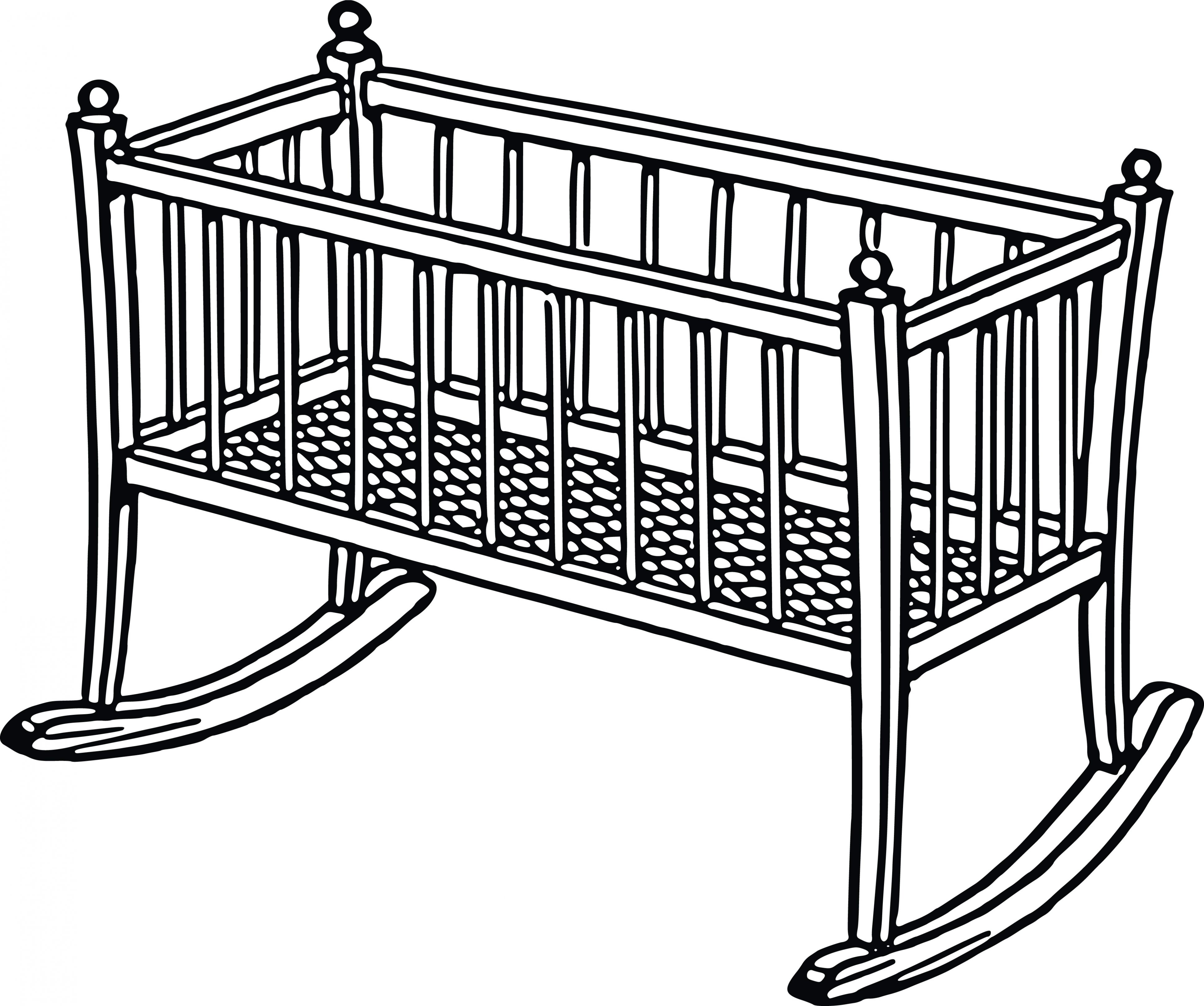 3880x3241 Clip Art Crib