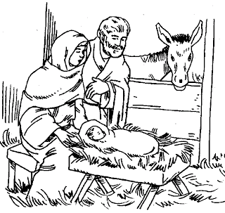 320x303 Jesus Born In Manger Pictures And Christ Nativity Images,coloring