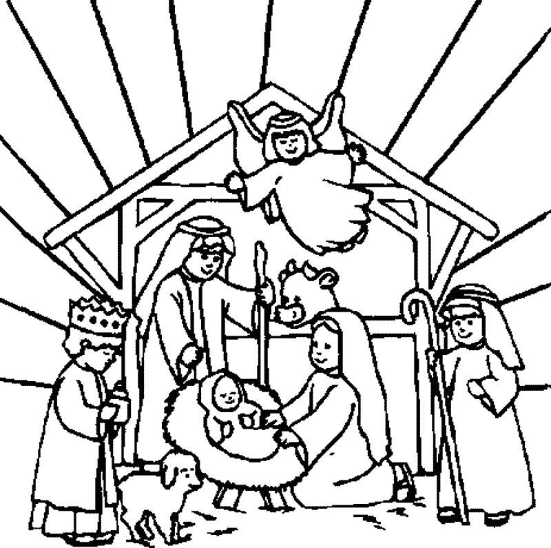 800x795 Baby Jesus Cartoon