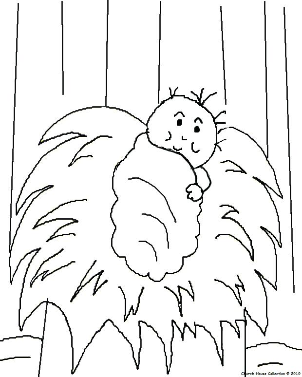 620x774 Baby Jesus In Manger Coloring Page Manger Coloring Pages Free