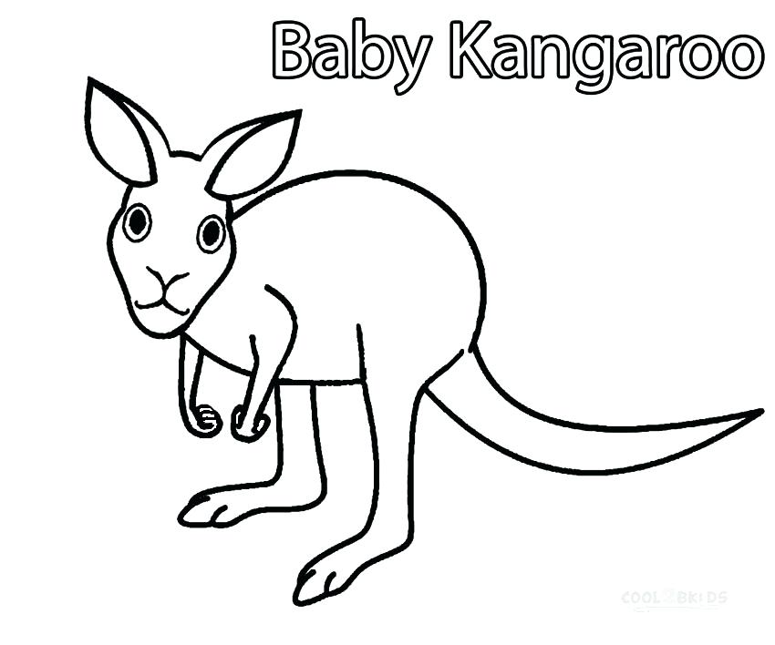 850x708 Kangaroo Coloring Page Impressive Kangaroo Coloring Pages Gallery