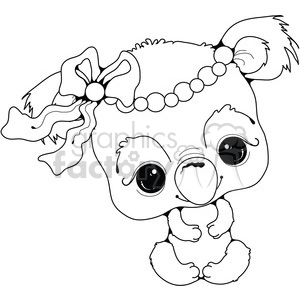 300x300 Royalty Free Baby Koala 387468 Vector Clip Art Image