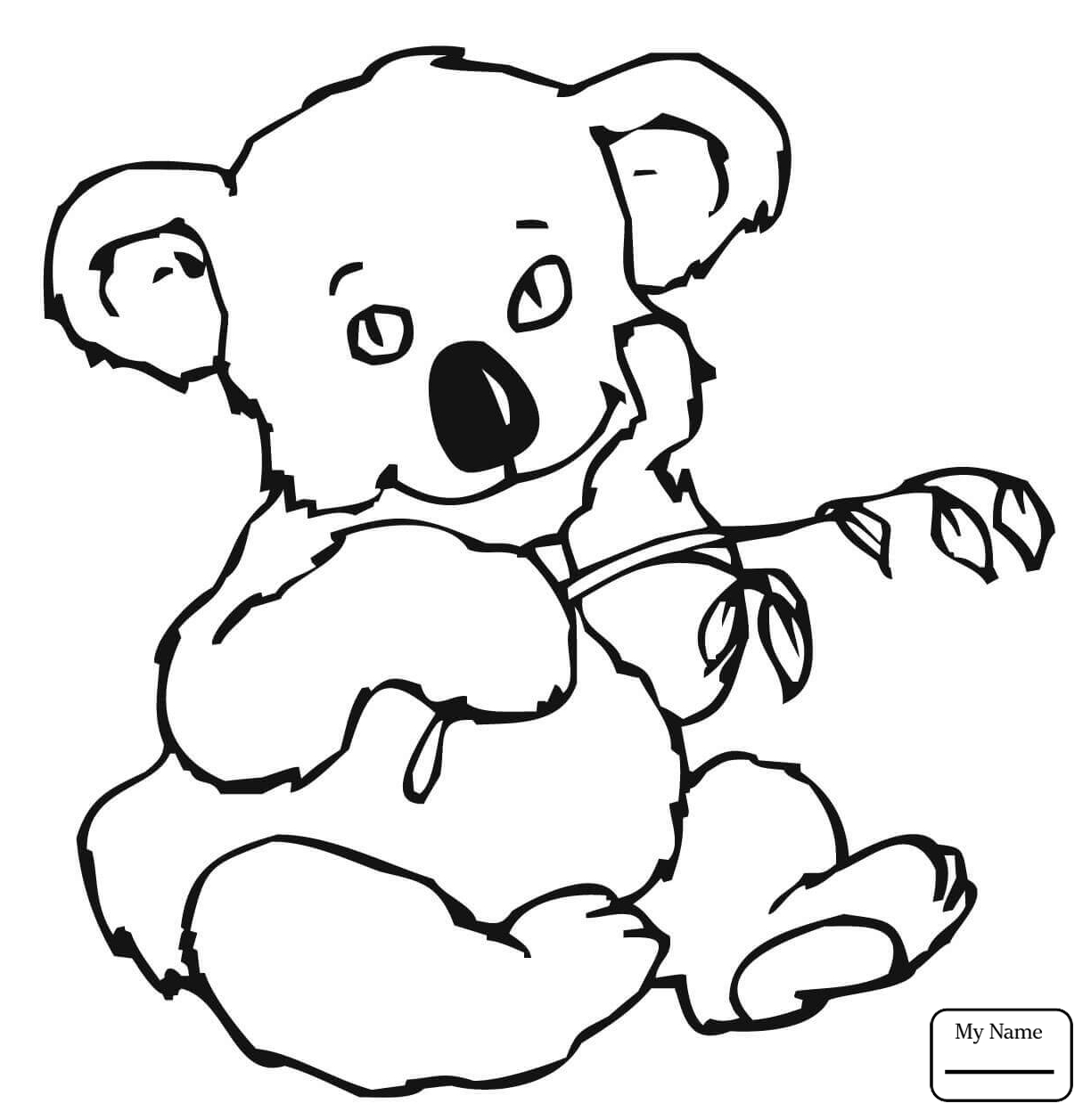 1224x1257 Coloring Pages For Kids Baby Koala On Mother S Back Koalas Mammals
