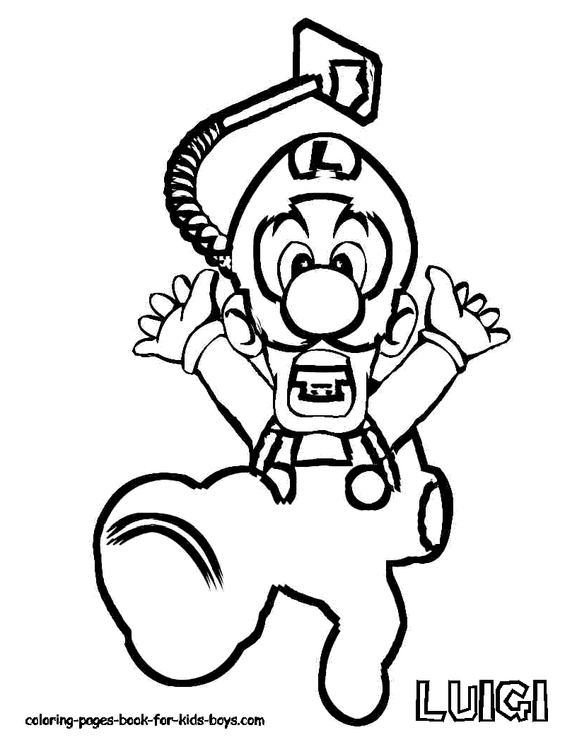 816x1056 Baby Luigi Coloring Pages