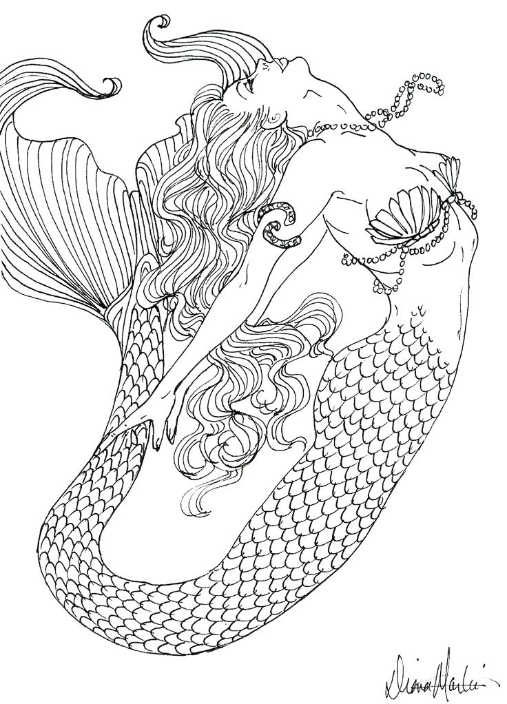 736x1022 Coloring Book Mermaid And Education Game For Children Coloring