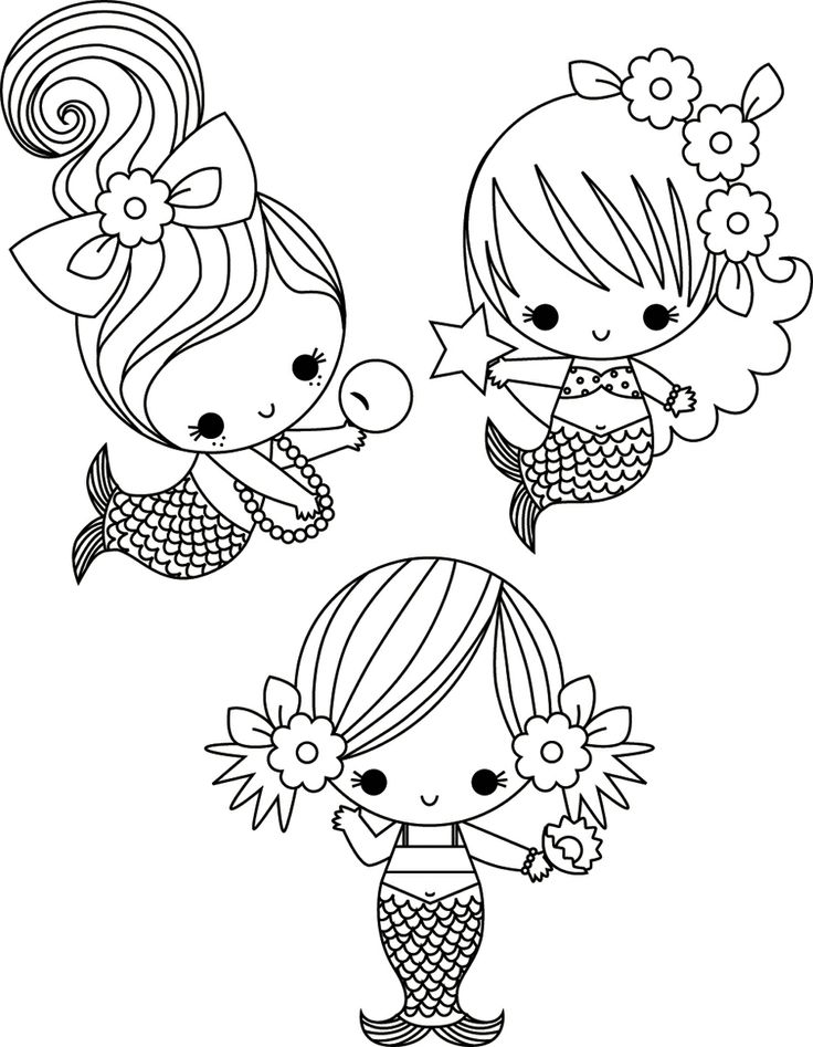 736x947 Now These Are Cute Drawing Board Mermaid