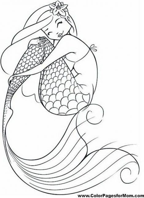 470x645 Best 25 Mermaid Coloring Ideas On Baby Mermaid Tattoo 4