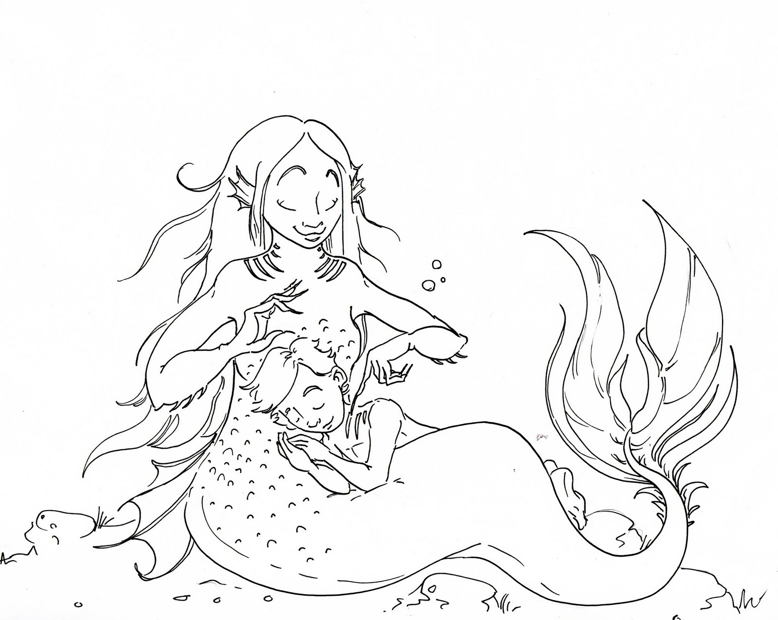 1600x1275 Brush Quibblies Day 29 How Baby Mermaids Are Made