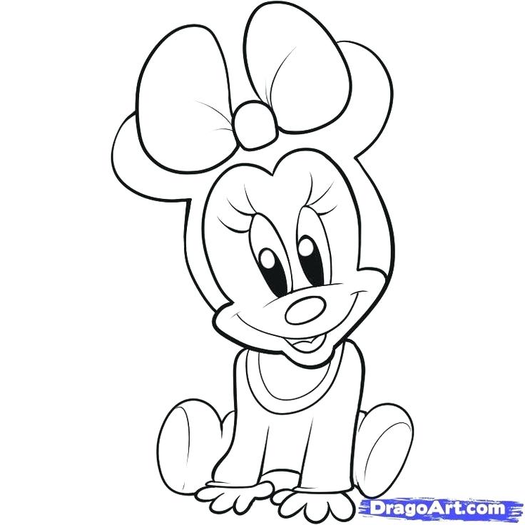 736x736 Baby Minnie Mouse Coloring Pages Mouse Printable Coloring Pages