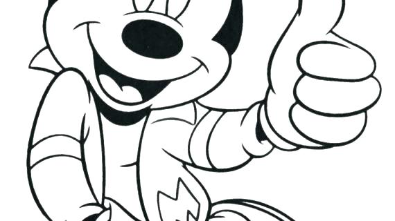 570x320 Baby Mickey Coloring Pages Mickey Mouse And Friends Coloring Pages
