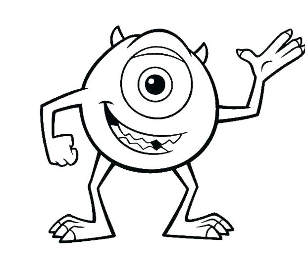 Baby Mike Wazowski Drawing at GetDrawings | Free download