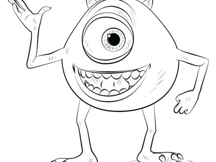 Baby Mike Wazowski Drawing at GetDrawings | Free download