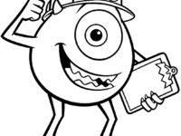 200x150 Baby Mike Wazowski Coloring Pages Coloring Pages