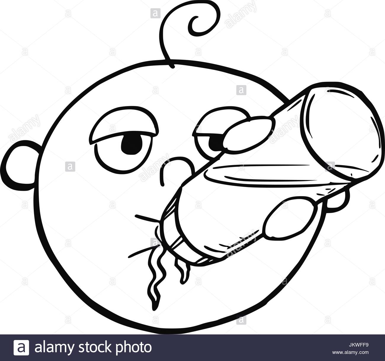 1300x1222 Hand Drawing Cartoon Vector Illustration Of Baby Drinking Milk