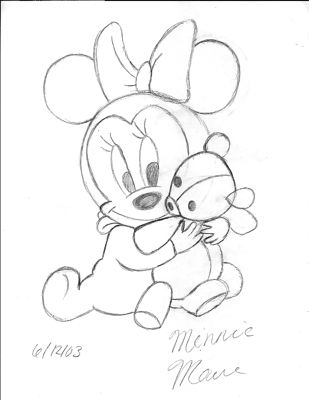 637x826 Baby Minnie Mouse By Foshizzlemynizzle