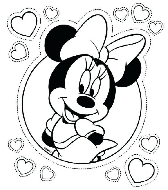 546x618 Minnie Mouse Coloring Pages Index Coloring Pages Baby Minnie Mouse