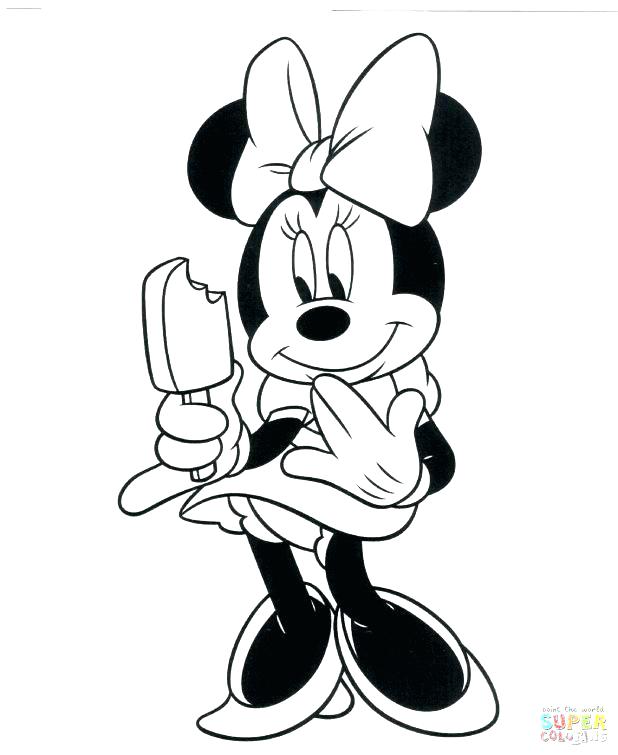 618x755 Baby Minnie Mouse Coloring Pages Baby Mouse Coloring Pages Baby
