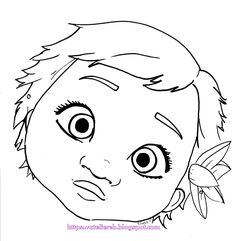 236x241 Baby Moana Coloring Page! More Moana Coloring Sheets On Hellokids