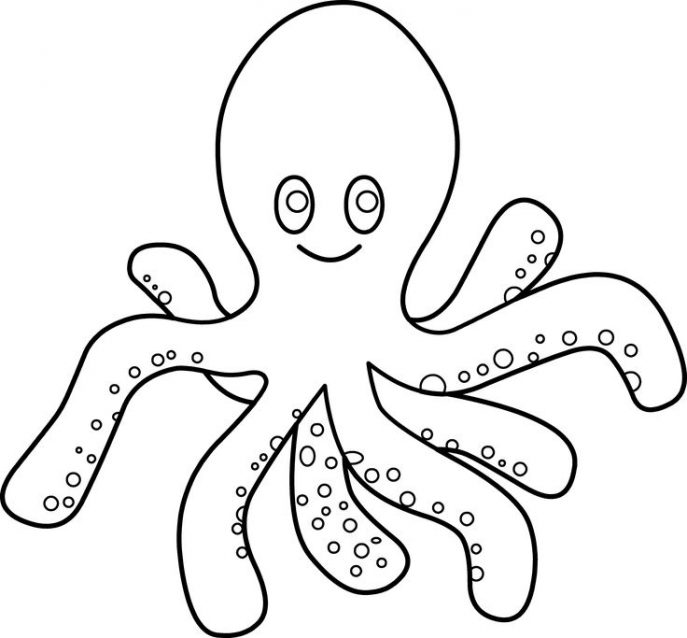 687x638 Coloring Pages Octopus Coloring Pages Octopus Coloring Pages