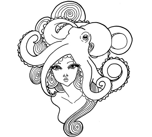 500x451 72 Best Octopus Tattoos And Drawings With Images