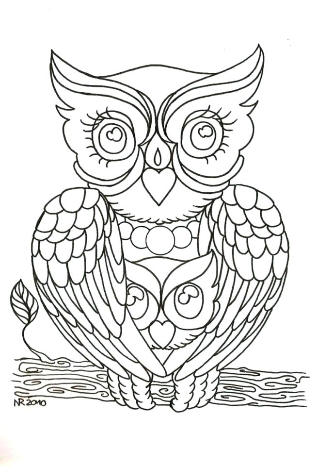 654x960 Good Baby Owl Coloring Pages Free Download Owls Page More
