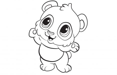 469x304 Baby Panda Coloring Pages Just Colorings