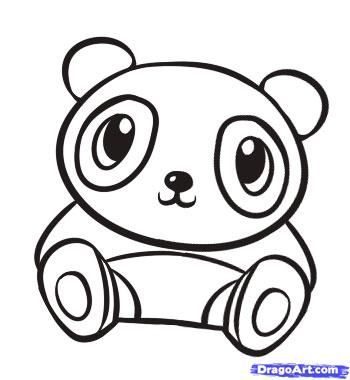 350x380 Coloring Pages Coloring Pages Draw A Panda Bear New Giant