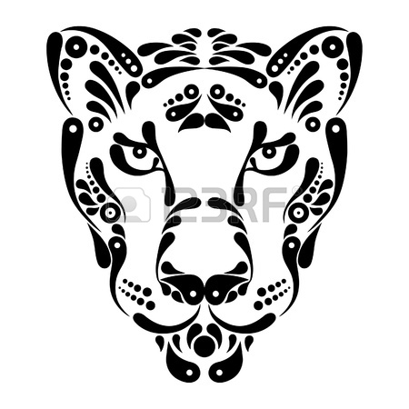 450x450 Angry Black Panther Head Royalty Free Cliparts, Vectors, And Stock