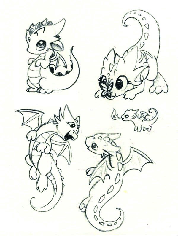 600x796 Baby Dragon