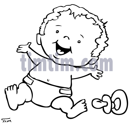 517x483 Free Drawing Of Baby Bw From The Category Parents Amp Kids