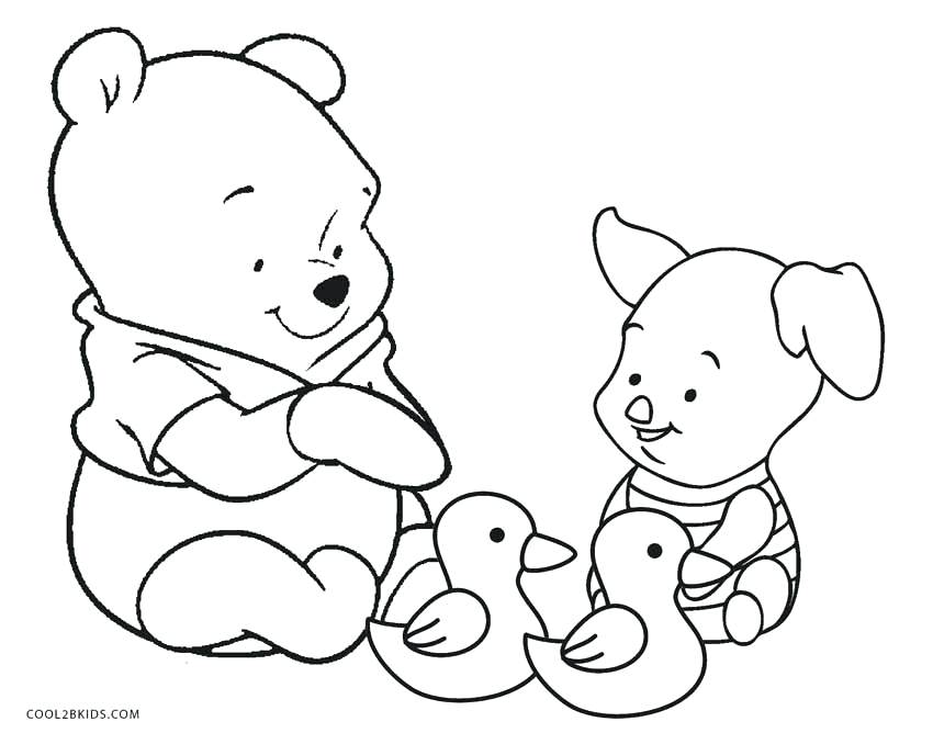 850x668 Printable Winnie The Pooh Coloring Pages Piglet Is Drawing A Star