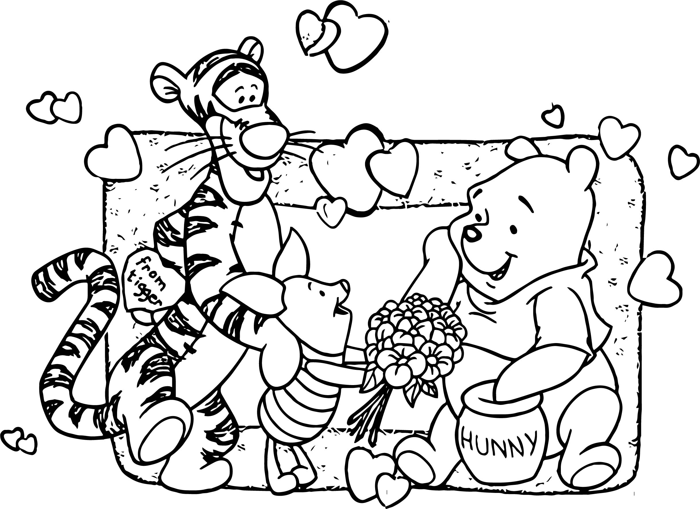 2435x1770 Baby Piglet Winnie The Pooh From Tigger Hunny Coloring Page