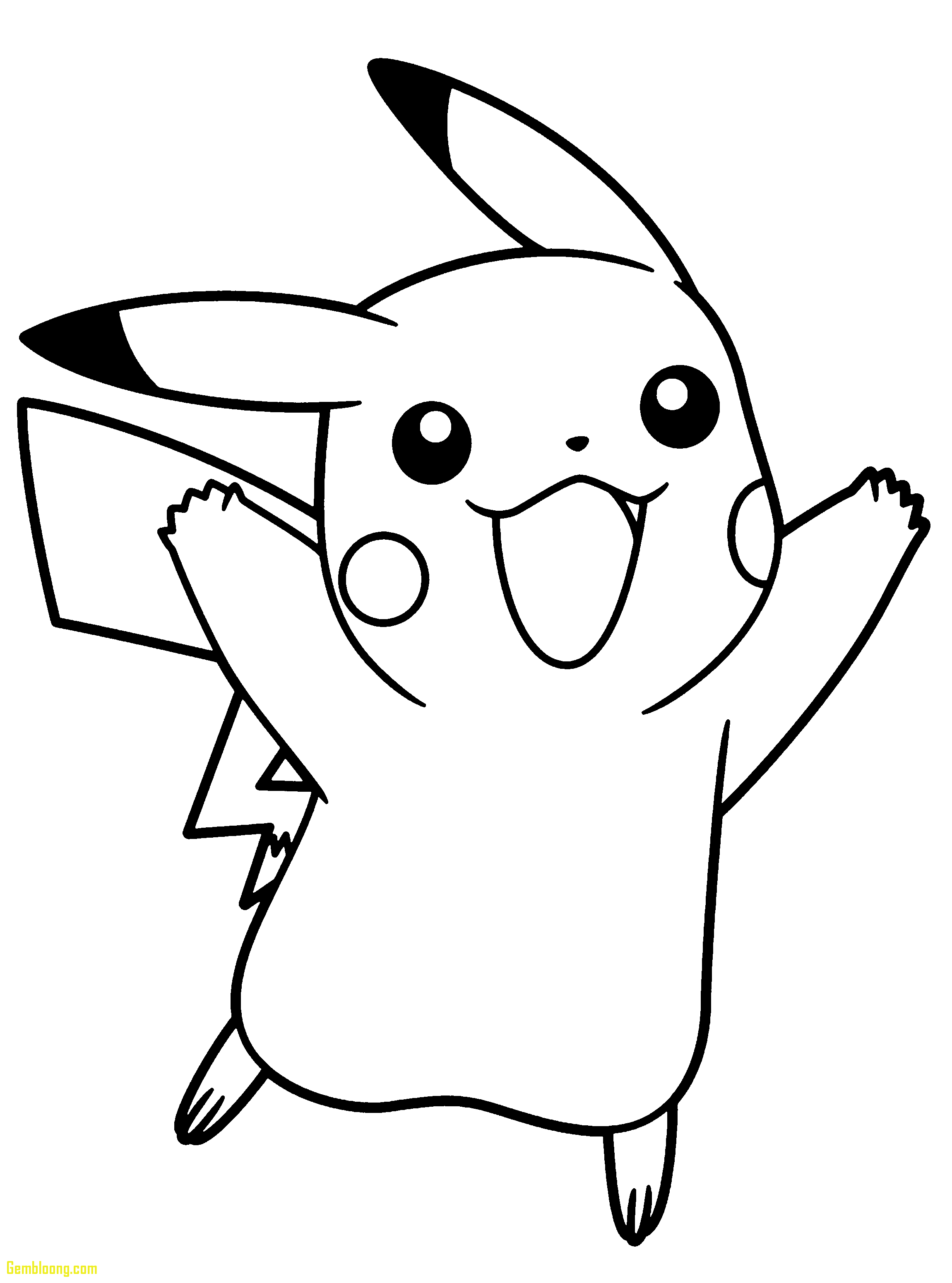 2300x3100 Clean Pikachu Pictures To Print