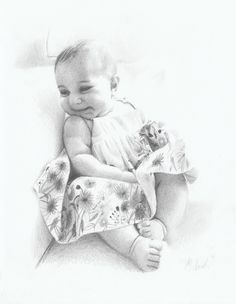 236x304 Pencil Drawing. Wedding Portrait On A3 (11.7 X 16.5