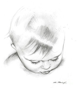 261x300 Baby Face Drawings Fine Art America