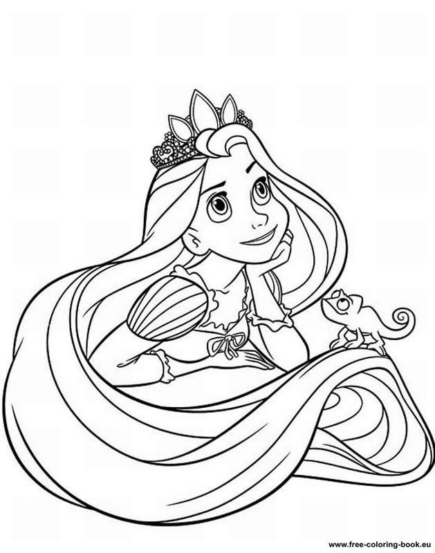 629x800 Coloring Pages Barbie Rapunzel Coloring Pages Tangled Printable